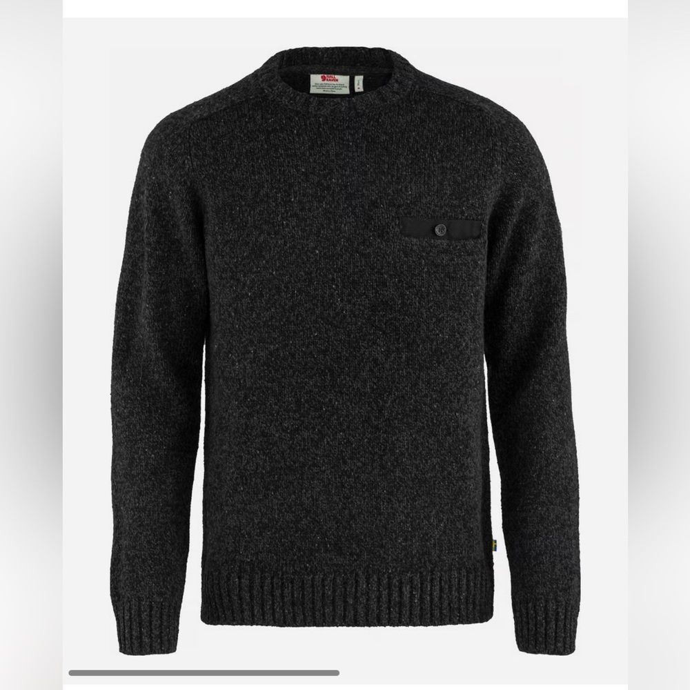 Fjallraven Men's Crewneck Sweater - Dark Gray